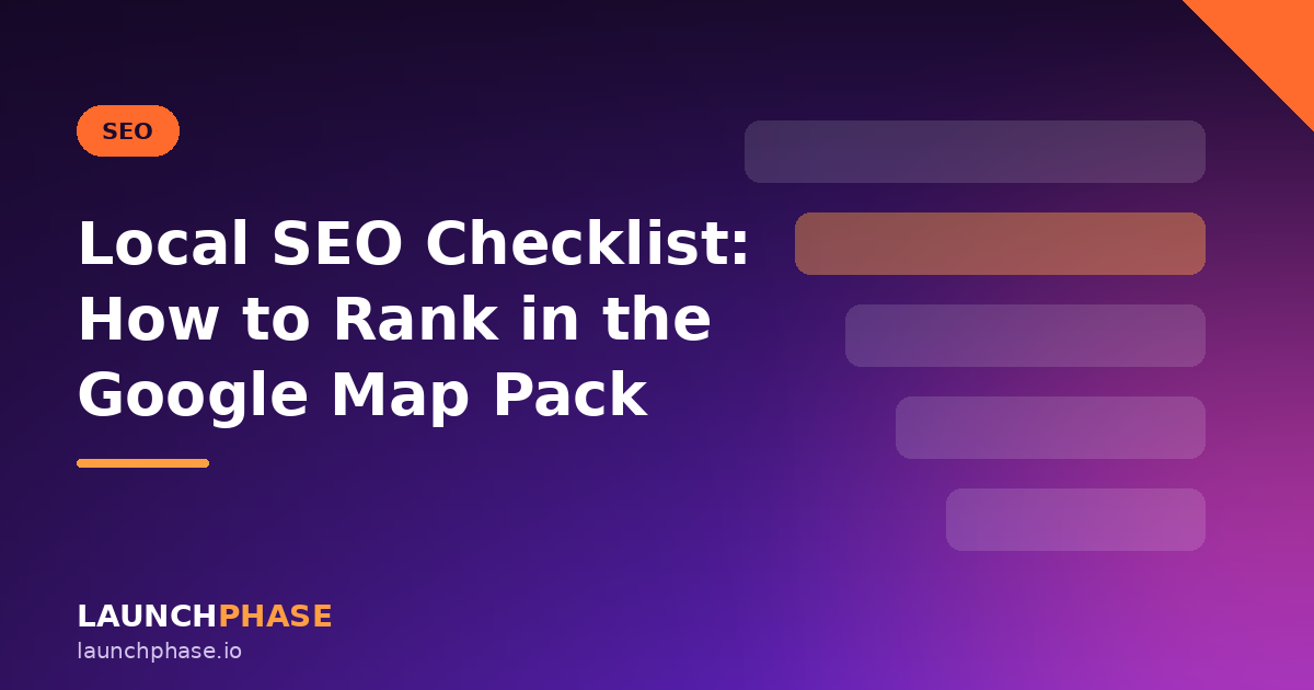Local SEO Checklist: How to Rank in the Google Map Pack
